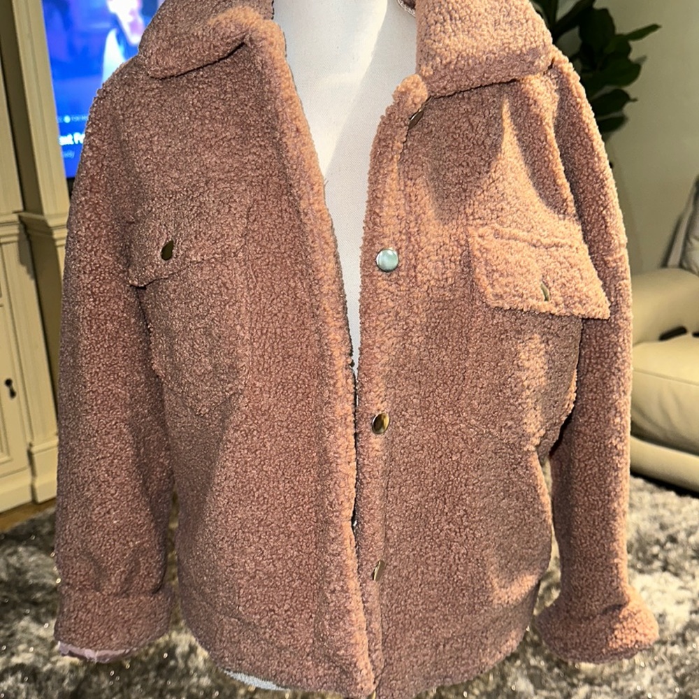 Teddy pink jacket